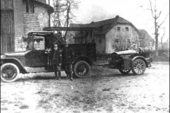 Samochód Strzegomskiej straży pożarnej lata 20-te